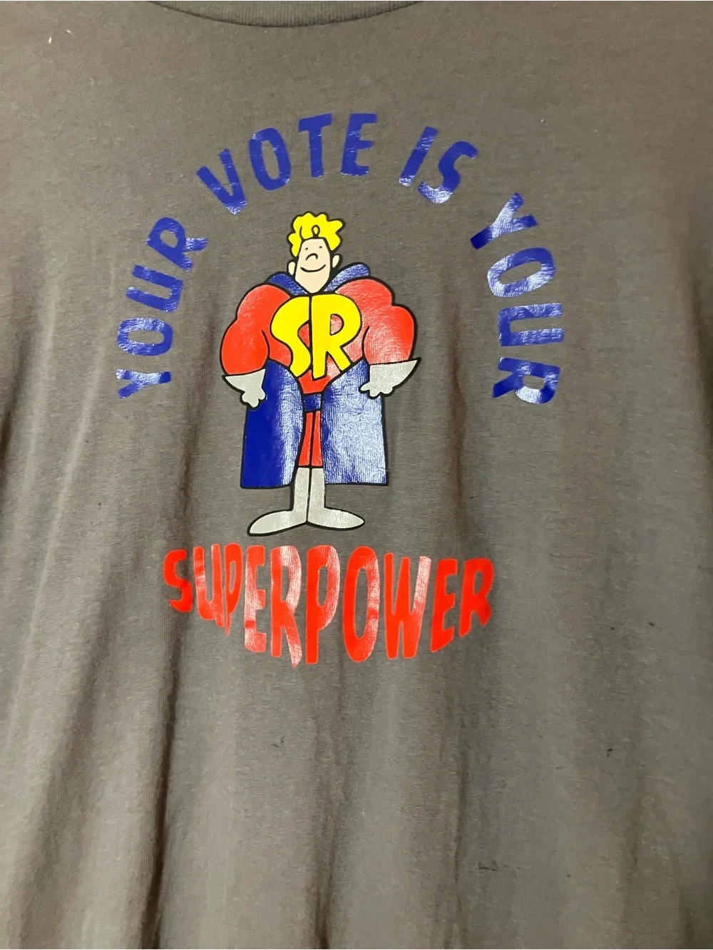 “Your Vote is Your Superpower” Teen XL